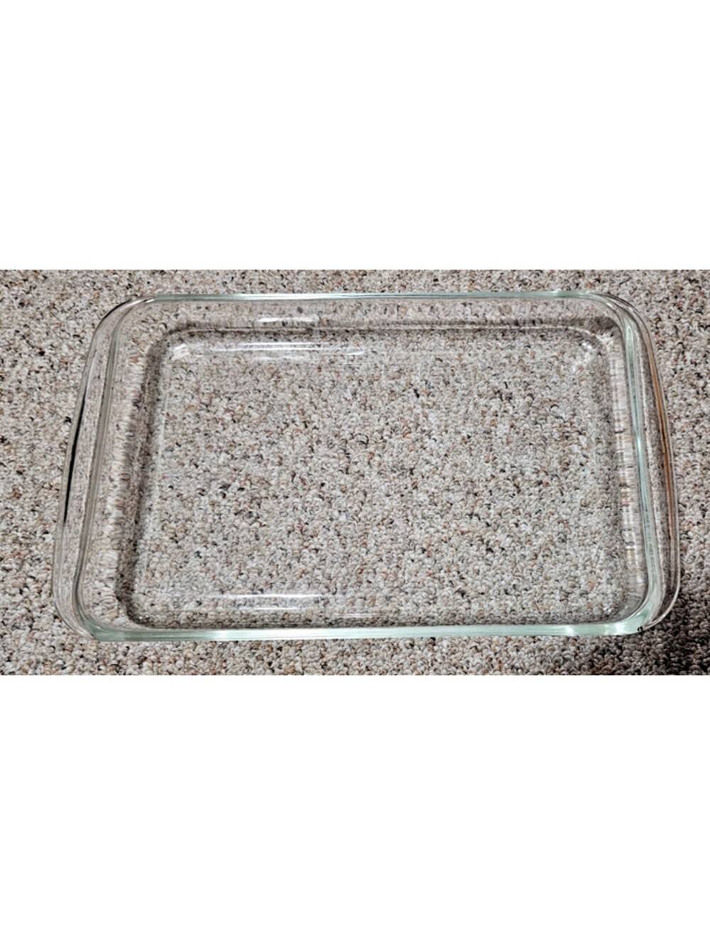Vintage PYREX 234 Clear Glass 38cm x 25cm x4cm Casserole Dish 4Qt Baking Pan